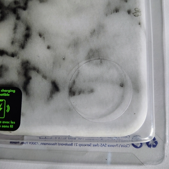 Marble iPhone 11 Phone Case Wireless Charging Compatible Black White Phone Case - Picture 8 of 8